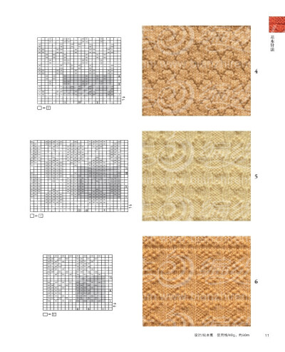 《棒针编织针法符号125和编织花样125》-节选