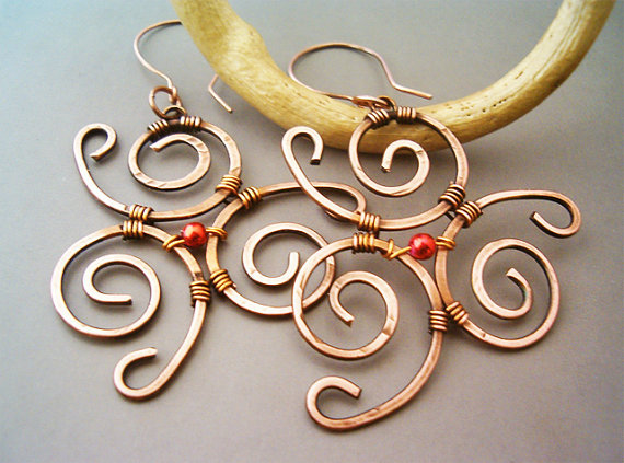 Wire Wrapped Earring...