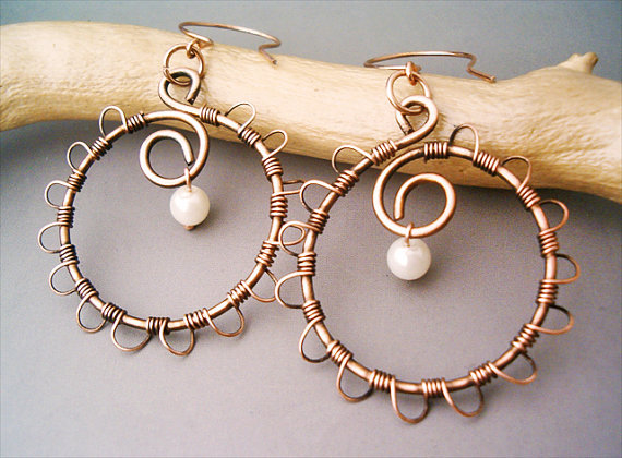 Wire Wrapped Earring...