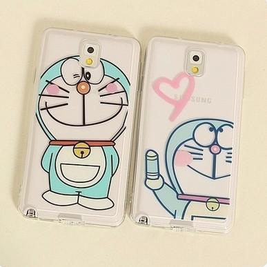 日系卡通机器猫note2 note3 手机壳7100 9000 s5 9600手机套硅胶