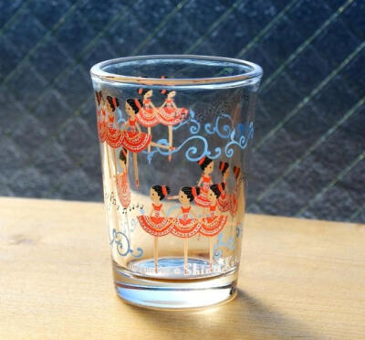 加藤真治 Shinzi katoh ballet 芭蕾系列 插画玻璃杯 120ML 现货