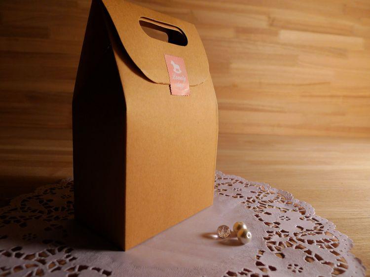 zakka叠加厚 牛皮纸礼品袋，礼品盒，伴手礼包装袋，首饰包装袋