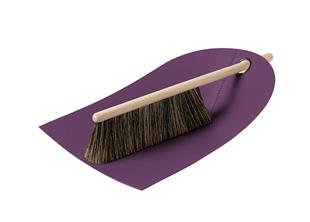 丹麦 Normann Dustpan &amp; Broom 丹麦快帚扫帚簸箕 紫色 303400