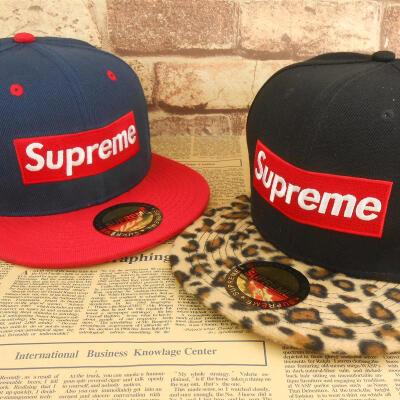 supreme帽子 superme豹纹棒球帽女平沿帽bboy snapback caps hat