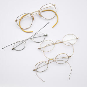 vintage 美国古董店 西洋古董 12K 包金 金丝 30年代 复古 眼镜