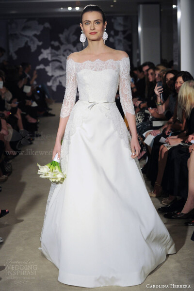 Carolina Herrera Bridal Spring 2015 Wedding Dresses(一)