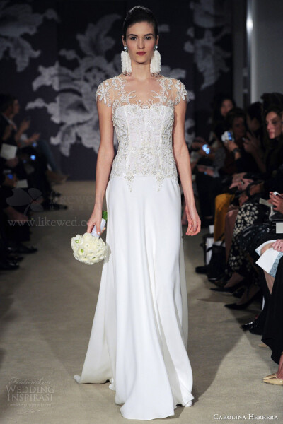 Carolina Herrera Bridal Spring 2015 Wedding Dresses(一)