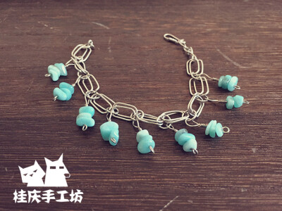  原创手工Wire jewelry欧美绕线手链，