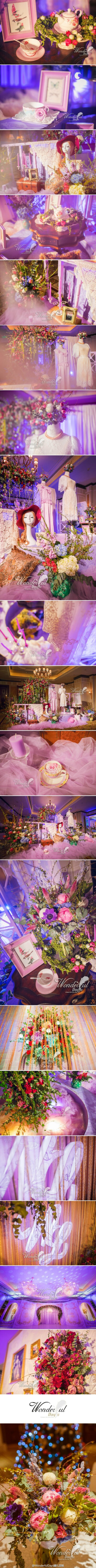 柔软的紫色，午后的角落浸透着暖暖的雾幔；浅睡的蔷薇滴落在你的杯延，融化了甜腻的焦糖。 我们就这般静静的生活，等候时光褪色却因你而不朽——“Lavender” #WonderfulDays作品# 广州丽丝卡尔顿酒店。