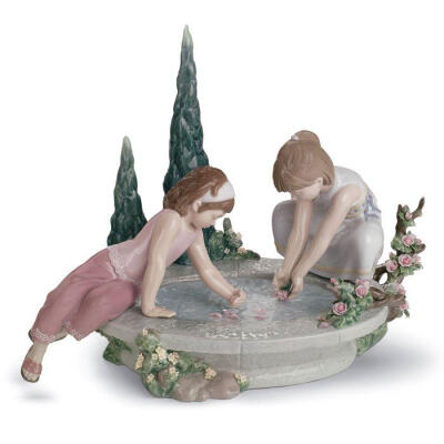  西班牙Lladro Children雅致工艺品 摆件 玩耍 22X30cm