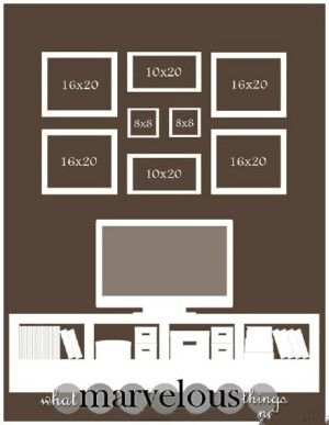 实用帖：教你轻松搞定相片墙壁搭配！(附尺寸) 收了留着以后用！