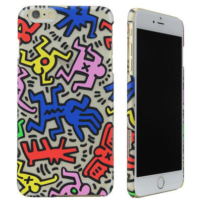 日本Keith Haring苹果iPhone6 plus潮流时尚图案手机壳保护套