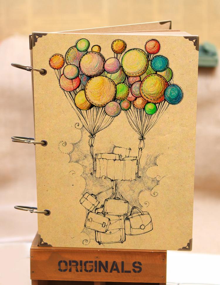 气球 10寸diy粘贴式宝宝婚礼情侣铁环相册影集 手工创意礼品