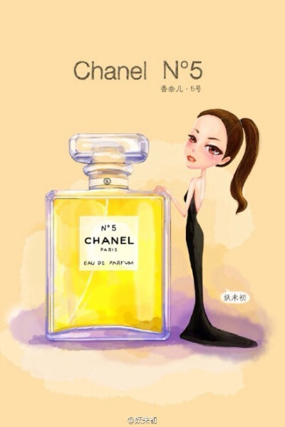 #闻香识女人# Chanel， N°5，香奈儿，5号， @妖未初