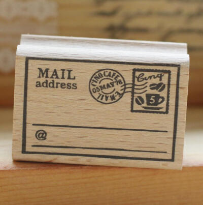 复古邮票章 rubber stamp 橡皮印章 橡皮图章 英文书信 邮戳印章