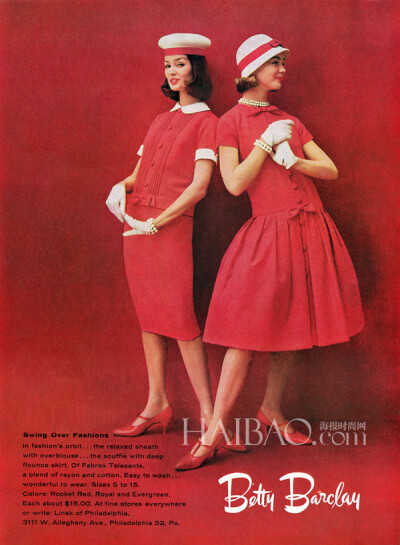 50年代的经典裙装美照与海报