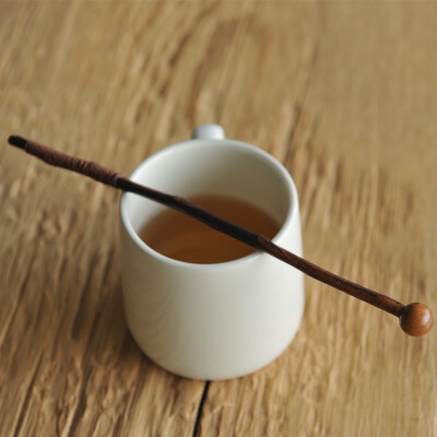 天然楠木搅拌棒|咖啡棒|木质胶棒勺|长柄|日式简约风格|树枝创意