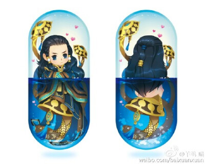 6月份的图，画给通天之器和高天孤月的书签，放太久都忘记贴出来