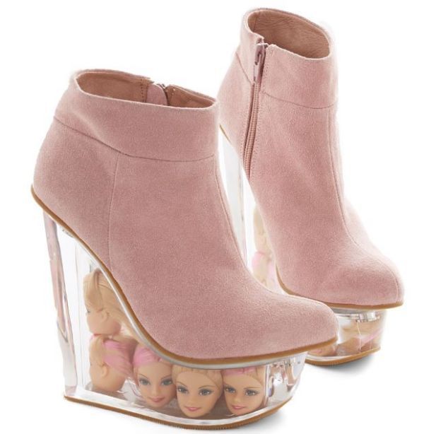 The Stride Bright, Stride Far Wedge is Made for Barbie Lovers