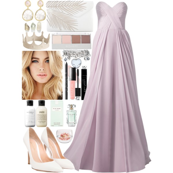 A fashion look from July 2014 featuring purple dress, slip on shoes and leather handbags. Browse and shop related looks.