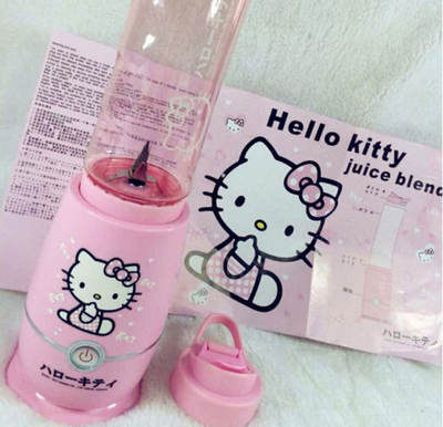 正品hello Kitty凯蒂猫便捷迷你电动水果榨汁机多功能料理机 包邮