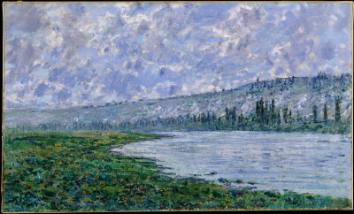 《塞纳河畔》The Seine at Vétheuil，1880