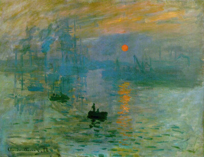 《印象·日出》Impression soleil levant,_1872