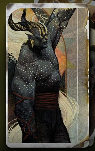 Iron Bull tarot card