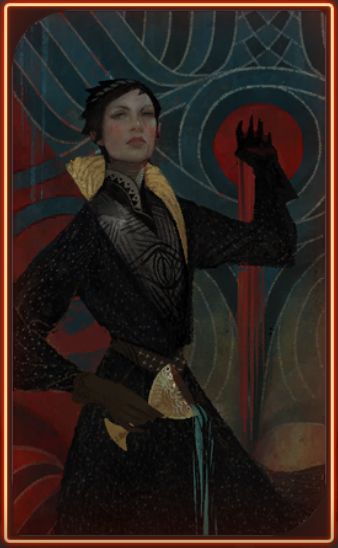 Dragon Age Inquisition: Cassandra Pentaghast Tarot Card - Romance