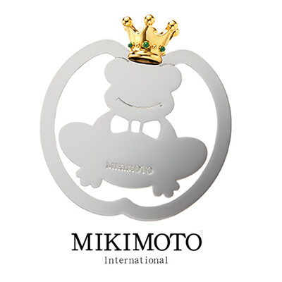 日本代购 御木本 MIKIMOTO 海水珍珠 正品 青蛙王子 书签现货