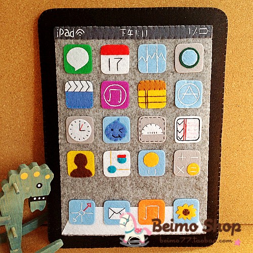 很有创意的ipad包，不织布材料，自己动手做的才是最好的