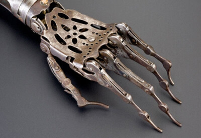 Antique Prosthetic Arm Looking Like Something From Terminator