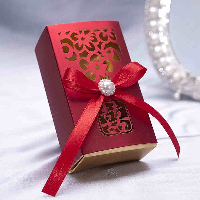 一场中式婚礼当然需要中式的喜糖盒，让你的喜糖盒喜上加喜吧！