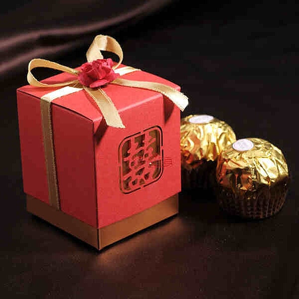一场中式婚礼当然需要中式的喜糖盒，让你的喜糖盒喜上加喜吧！