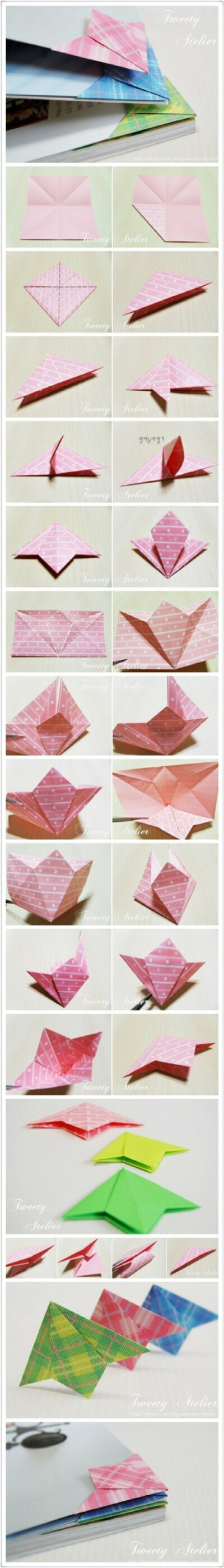 那些好玩又实用的折纸教程，快来学学吧~~