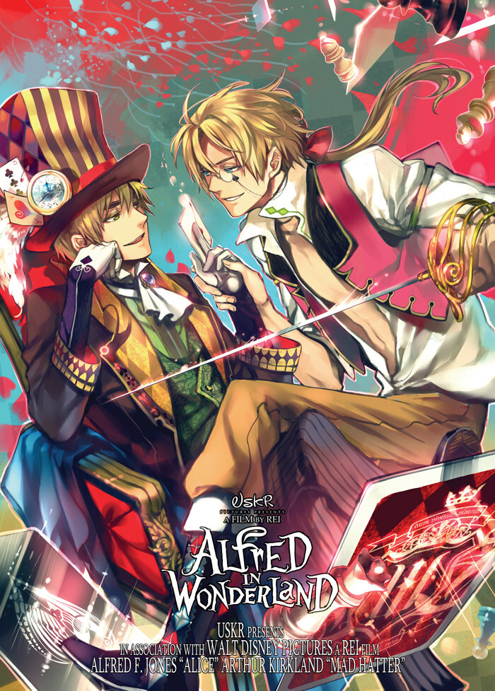 Alfred in Wonderland-rei子_aph_涂鸦王国插画