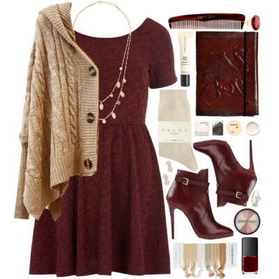 A fashion look from January 2015 featuring bodycon dress, brown cardigan and ankle socks. Browse and shop related looks.