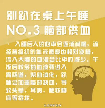 #健康# 【中午不睡下午崩溃？姿势不对睡了浪费！】许多学生党、上班族都有直接趴在桌上午睡的习惯，醒来之后是不是感到到浑身酸疼？其实，这种睡姿有害健康，甚至因为对面部压力不均，造成皮肤松弛！