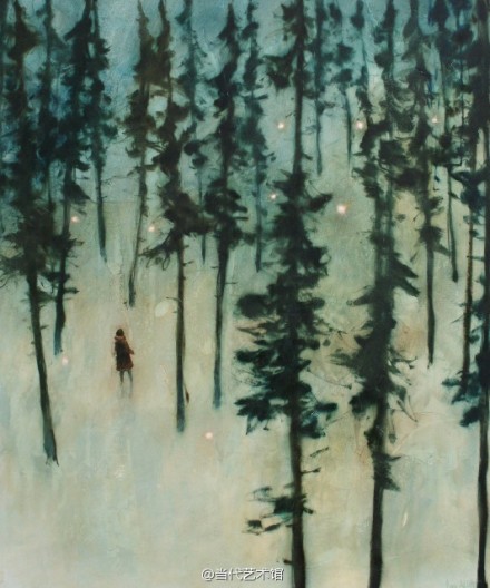 英国画家 Daniel Ablitt 的油画作品，灵感主要来自电影、小说、旅行、童年记忆。