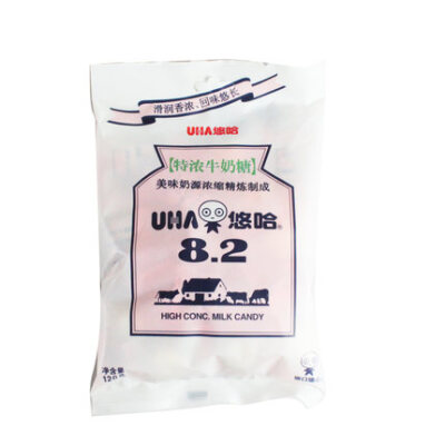 UHA 悠哈 味觉糖 喜糖糖果 特浓牛奶糖120g 香浓奶味十足