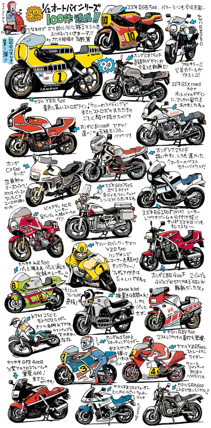 crazy cool motorcycle drawings part 2