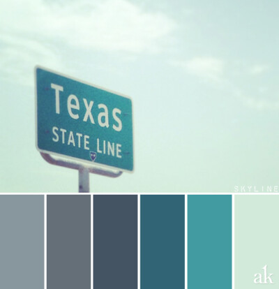 a state-sign-inspired color palette