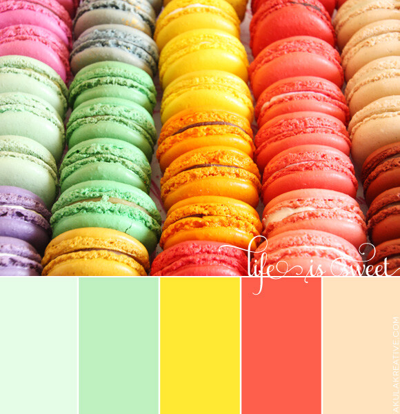 A Macaroon-Inspired Spring and Summer Color Palette