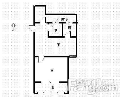 菏泽牡丹不限 紫玉家园 1室1厅1卫 毛坯 二手房出售 26.5万