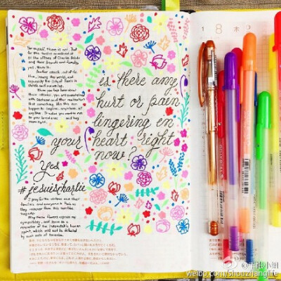 #境外精华# 接下来这位是小编最爱的“满字党”奥~ pepperandtwine（ins）15年开用的Hobo上已经记录下了很多内容了喔~ 无论是定页还是活页，里面都藏着许多女孩子家的小心思和大脑洞。只用各色彩笔或写或画来装扮手帐…