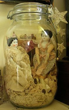 Dolls in a jar!