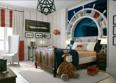 在卧室，可以发挥各种想象力，装修出任何自己喜欢的风格。