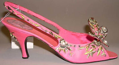 ~Roger Vivier for Dior Pink Evening Sandal 1958~