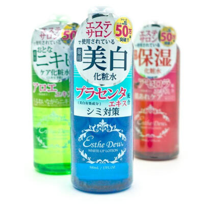 日本COSME推荐 Esthe Dew 化妆水 500ml 美白保湿祛痘三款可选