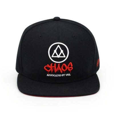 VEIL CHAOS ADVOCATED BY VEIL 溶解字体 SNAPBACK